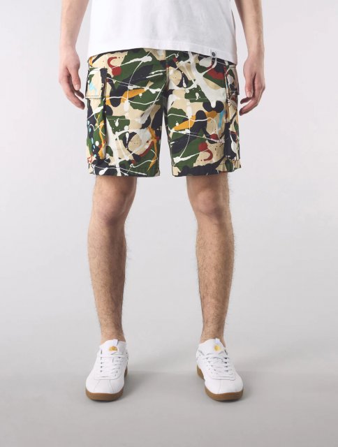 Pretty Green Convergence Cargo Shorts