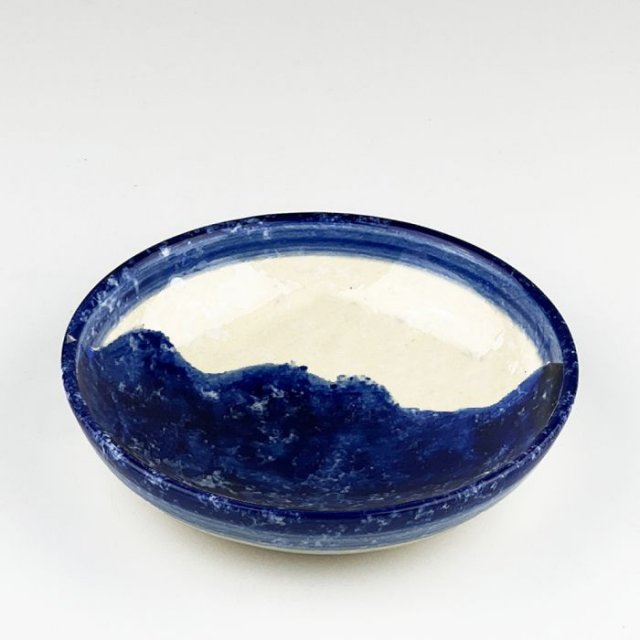 Selbrae House Ceramic Serving Bowl-Medium-Wave