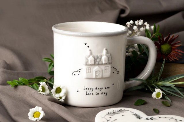 Send With Love House Ceramic Mug