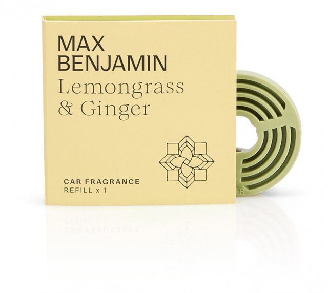 Max Benjamin Car Fragrance Refill-Lemongrass & Ginger