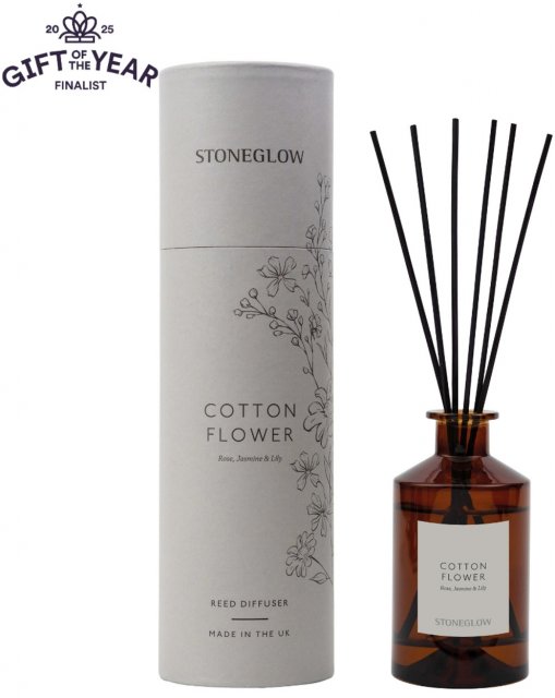 Stoneglow The Walled Garden Cotton Flower Reed Diffuser 160ml