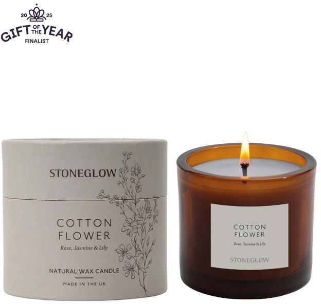Stoneglow The Walled Garden Cotton Flower Tumbler Candle
