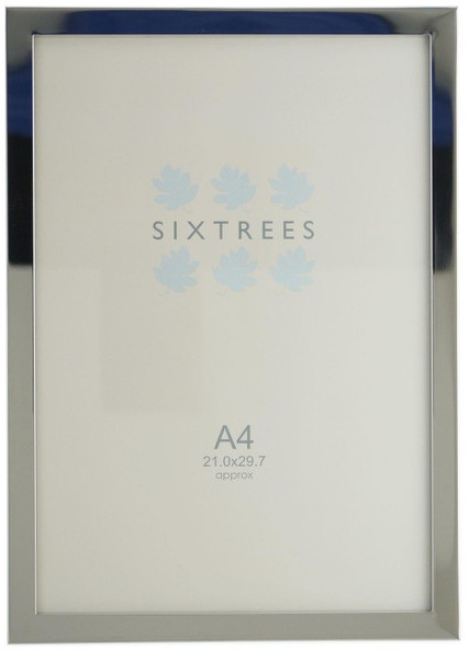 Sixtrees Square Edge Silver Plate A4