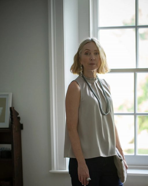 Chalk Imogen Top | Glacier