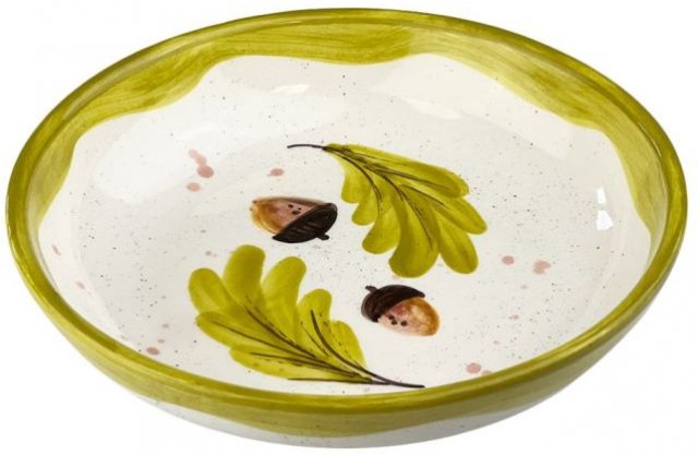 Ceramic Serving Bowl Medium Autumn Corns