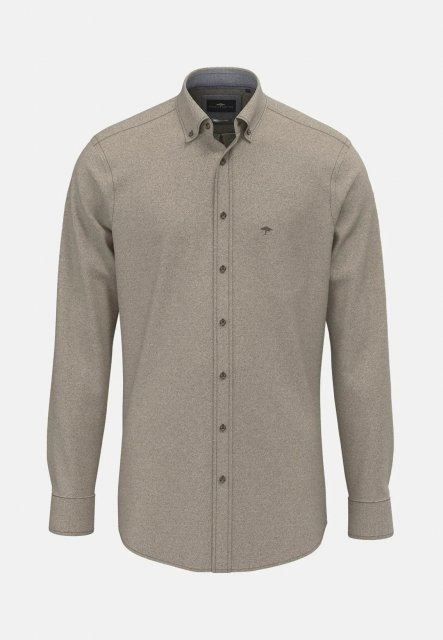 Fynch Hatton Herringbone Flannel Shirt