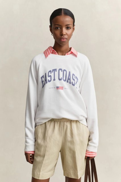 Gant Graphic Print C-Neck Sweat
