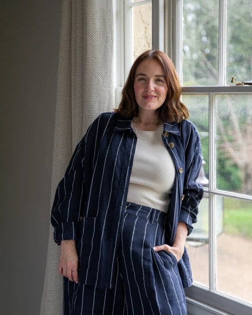Chalk Kath Stripe Jacket