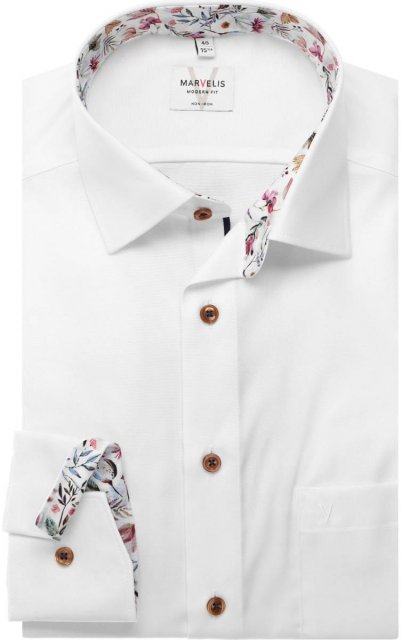 Marvellis Button Contrast Shirt