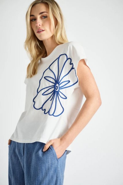 Marie Mero T-shirt with embroidery