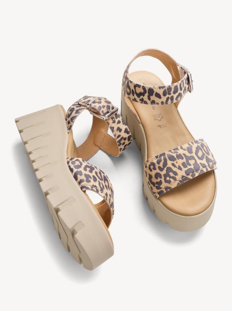 Tamaris Chunky Suede Sandal