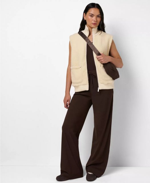 Sweaty Betty Plush Fleece Ribbed Gilet