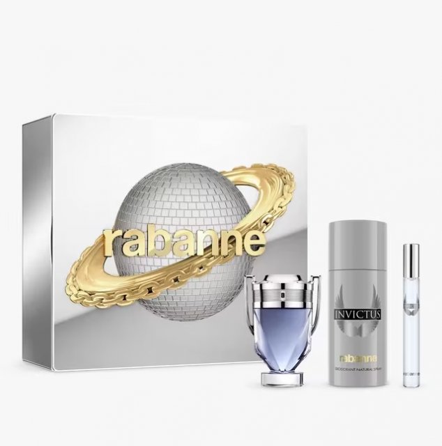 Rabanne-Invictus EDT50ml + Deo150ml+MG10ml