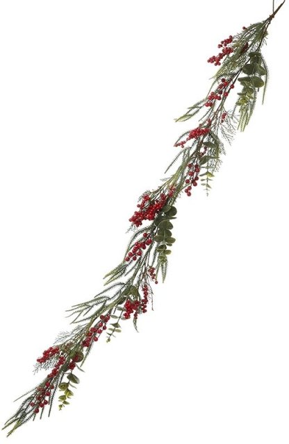 Green/Red Berry Garland