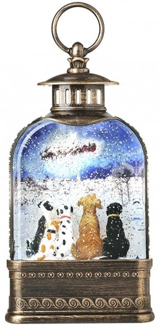 Xmas Dogs Lantern