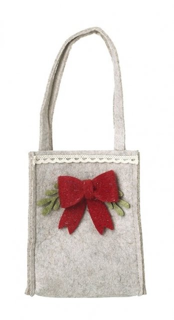 Felt Bag with Bow
