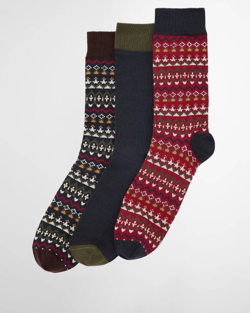 Barbour Marlow Fair Isle Sock Gift Box