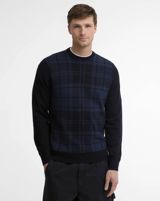 Barbour Mineral Tartan Crew Jumper