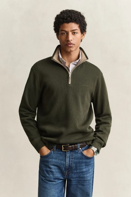 Gant Sacker Rib Half Zip