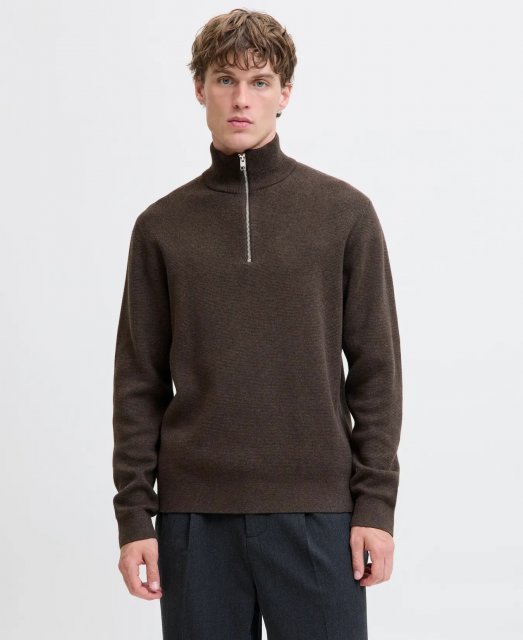Jack & Jones Blamilano Stitch Knit Half Zip
