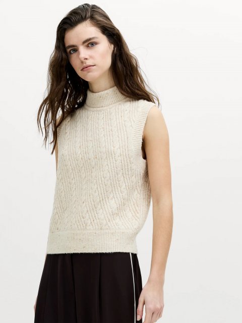 French Connection Charlene Lofty Cable Vest