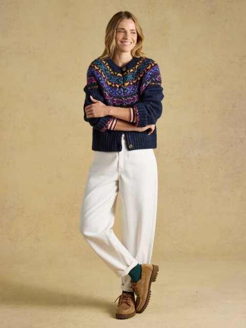 Joules Fairisle Cardigan