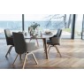 Stressless Bordeaux Round Dining Table + 4 Chairs
