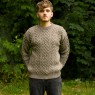 Mars Knitwear Aran Roll Neck Knit