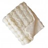 Soft Square Textured Throw Rabbit-Natural