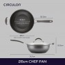 Circulon ScratchDefense A1 Series Chefs Pan 26cm/4.25L