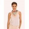 Powder Wild Flowers Cotton Bandana Coconut