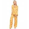 CyberJammies Sunshine Peach Abstract Sun Print Wide Leg PJ Set