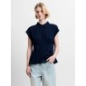 French Connection Codie Pleated Button Down Top