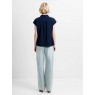 French Connection Codie Pleated Button Down Top