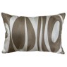 Abstract Oval Emb Cushion 40x60-Cream
