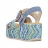 Rieker Patterned Wedge Sandal