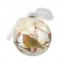 LED Glass Robin Bauble