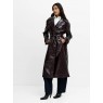 French Connection Athene Crinkle PU Trench