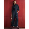 French Connection Erma Pinstripe Wide Leg Trouser